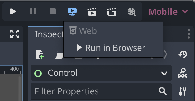 Location of built-in web server